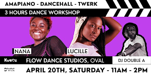 Amapiano x Dancehall x RnB Twerk Dance Workshop in London with live DJ primary image