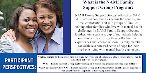 Imagen principal de NAMI Central Mississippi Family Support Group (Hybrid)