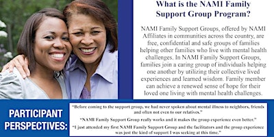 Imagem principal de NAMI Central Mississippi Family Support Group (Hybrid)