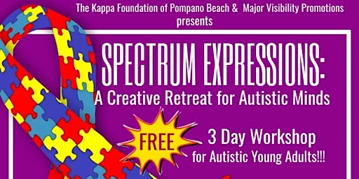 Primaire afbeelding van Pompano Beach  Autism with Art & Fashion: Spectrum Expressions