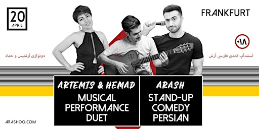 Primaire afbeelding van Standup Comedy (Persian) & Live Musical Performance - Frankfurt