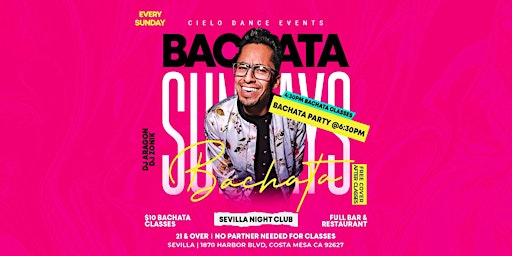 Bachata Sundays@Sevilla In Oc primary image