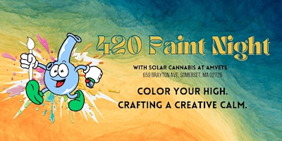 Primaire afbeelding van 420 Paint Night With Solar Cannabis Co.
