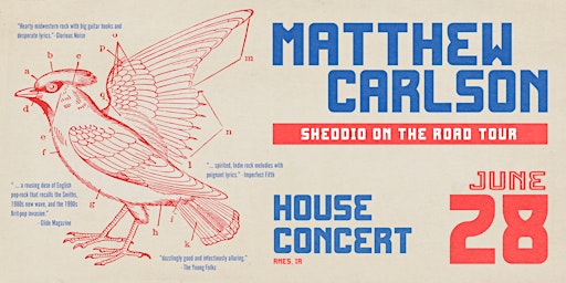 Matthew Carlson - Sheddio On The Road Tour - Ames, IA  primärbild
