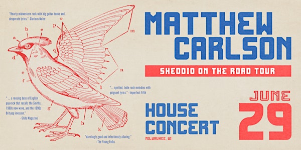 Matthew Carlson - Sheddio On The Road Tour - Milwaukee, WI