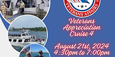 Image principale de 2024 Veterans Appreciation Cruise - Fourth Outing, August 21, 2024