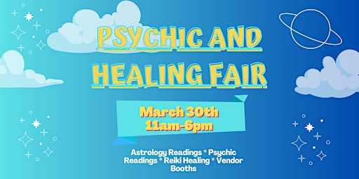 Imagem principal do evento Psychic and Healing Fair