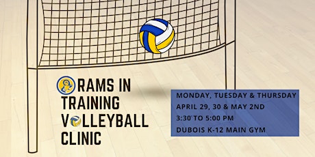 Rams in Training Volleyball Clinic