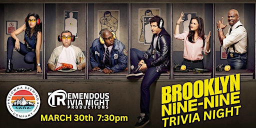 Immagine principale di Brooklyn Nine-Nine Trivia Night at Kelowna Brewing Company! 