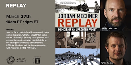 Book Talk: REPLAY primary image