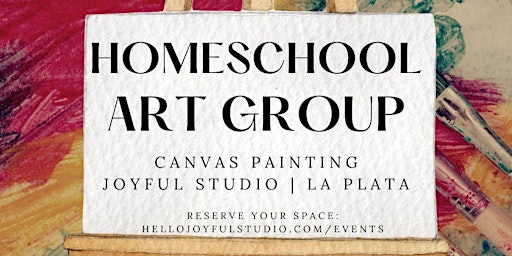 Imagem principal do evento Homeschool Art Group: Canvas Painting