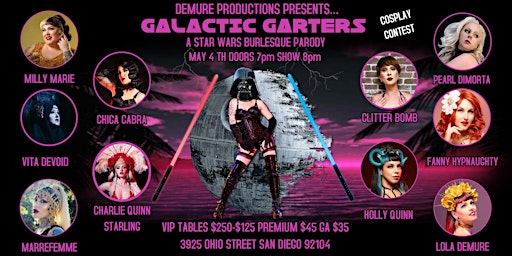 Imagem principal do evento Galactic Garters: A Star Wars Burlesque Parody