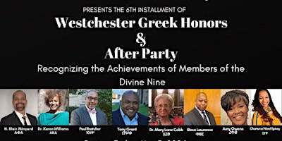 Hauptbild für 6th Installment of Westchester GREEKS Honor...& After Party