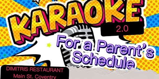 Primaire afbeelding van LOCAL VOCALS 2.0 : Karaoke for a Parent’s Schedule