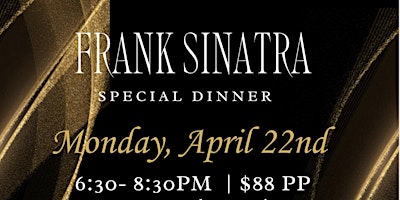 Imagem principal do evento Sinatra Dinner