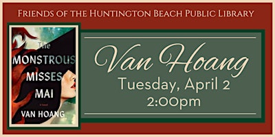 Hauptbild für Annual Spring Tea and Book Launch with Van Hoang