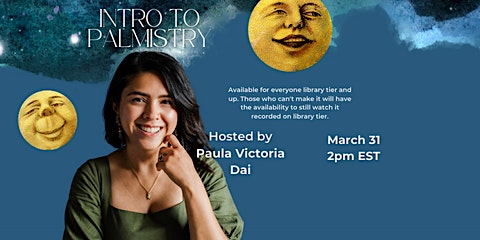 Hauptbild für Palmistry Basics with Paula Victoria Dai