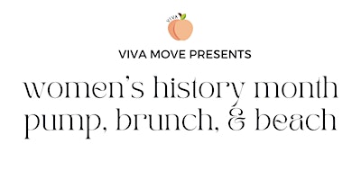 Imagem principal do evento women's history month daycation // pump, brunch, & beach