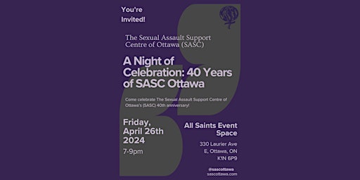 A Night of Celebration: 40 Years of SASC Ottawa primary image