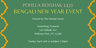 1st Annual Pohela Boishakh Event primary image