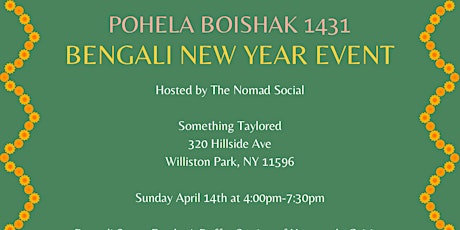 1st Annual Pohela Boishakh Event
