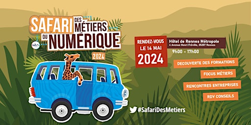 Primaire afbeelding van Safari des métiers du numérique 2024 - Rennes