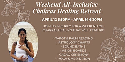 Weekend All-Inclusive Chakras Healing Nature Retreat primary image