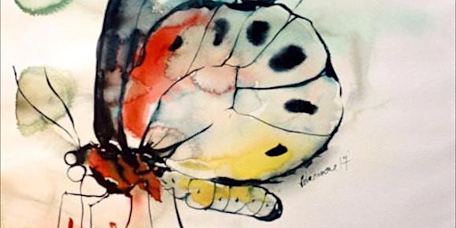 Imagem principal de Painting Butterflies | Brenda Dwyer, instructor