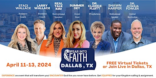 Fear Into Faith LIVE! April 2024 primary image