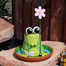 Frog Plant Pots - Garden Decor