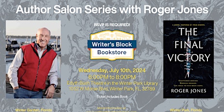 Author Salon Series with Roger Jones