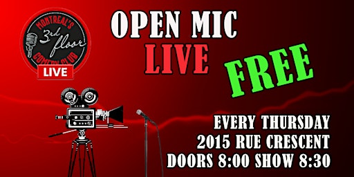 Open Mic Live | 3rd Floor Comedy Club  primärbild