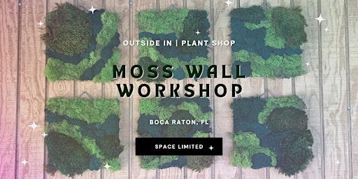 Moss Wall Art Workshop | Sip & Create primary image