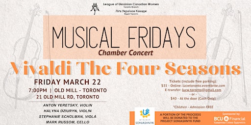 Vivaldi The Four Seasons - Musical Fridays Chamber Concert primary image