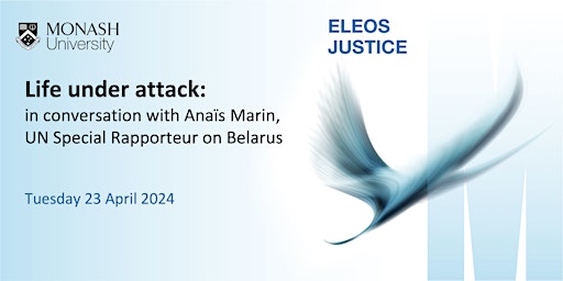 Hauptbild für Life Under Attack: In Conversation with UN Special Rapporteur on Belarus