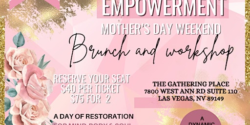 Imagem principal de WIM CDC Mother's Day Brunch and Empowerment Workshop