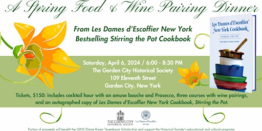 Primaire afbeelding van Spring Food & Wine Pairing Dinner