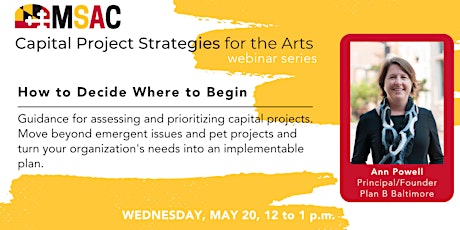 Capital Project Strategies: How to Decide Where to Begin primary image