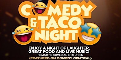 Imagem principal do evento CLT Comedy and Taco Night