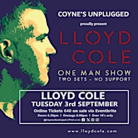 Imagem principal de LLOYD COLE One Man Show live at Coyne’s Unplugged