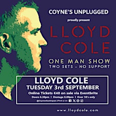 LLOYD COLE One Man Show live at Coyne’s Unplugged