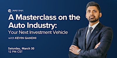 Imagen principal de A Masterclass on the Auto Industry: Your Next Investment Vehicle