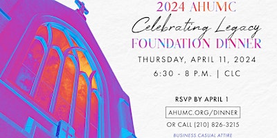 AHUMC Foundation Dinner: Celebrating Legacy  primärbild