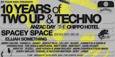 Imagem principal de 10 YEARS of TWO UP & TECHNO at The Chippo Hotel