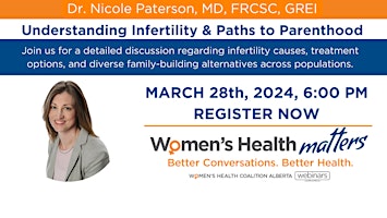 Primaire afbeelding van Understanding Infertility & Paths to Parenthood - WHC Webinar