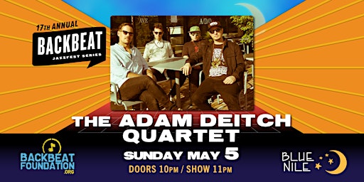 Imagem principal do evento The Adam Deitch Quartet