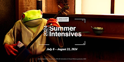 VFS Summer Intensives: Intro to Animation, Film & Design July 8 - 12, 2024 primary image