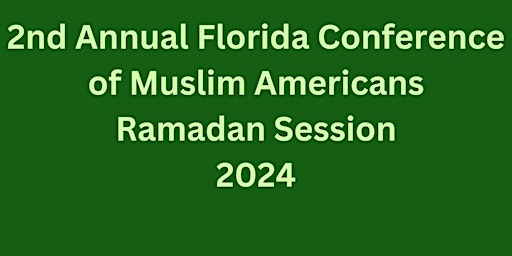 Imagem principal do evento FCMA 2024 Ramadan Session