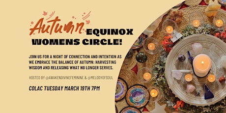 Imagen principal de Autumn Equinox Womens Circle - Colac