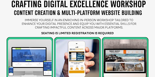 Imagem principal de Crafting Digital Excellence Workshop | Content Creation & Website Building